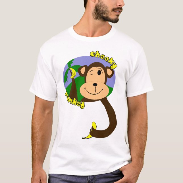 T-shirt Singe de bande dessinée (Devant)