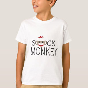 T-shirt Singe de chaussette dans des mots