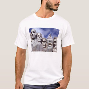 T-shirt Singe de chaussette de Mt Rushmore