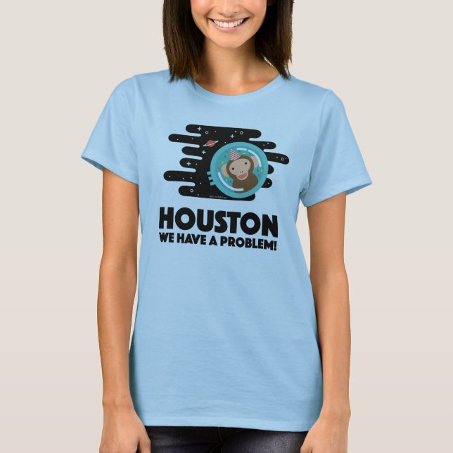 T-shirt Singe de l'espace (Devant)