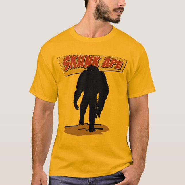 T-shirt Singe de mouffette (Devant)