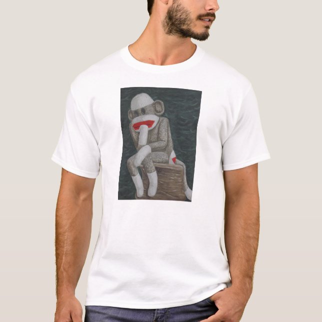 T-shirt Singe de pensée de Thock (Devant)