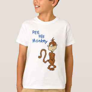 T-shirt Singe de pipi de pipi