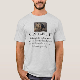 T-shirt Singe de Taureau-Équitation