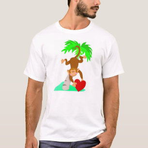 T-shirt Singe de Valentine