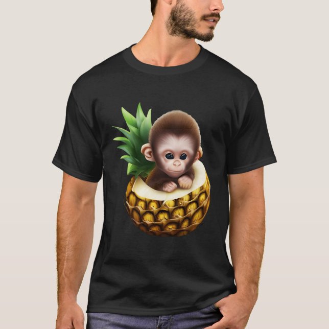 T-shirt Singe des pommiers tropicaux (Devant)