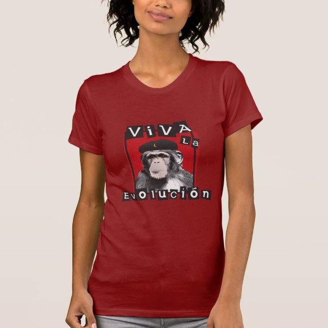 T-shirt Singe d'Evolucion de La de vivats (Devant)