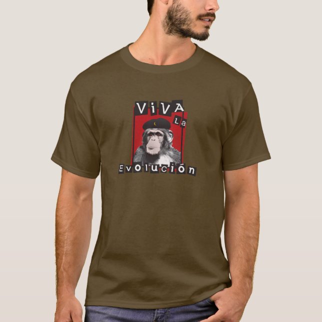 T-shirt Singe d'Evolucion de La de vivats (Devant)