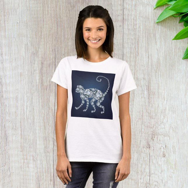 T-shirt Singe diamant (Créateur téléchargé)