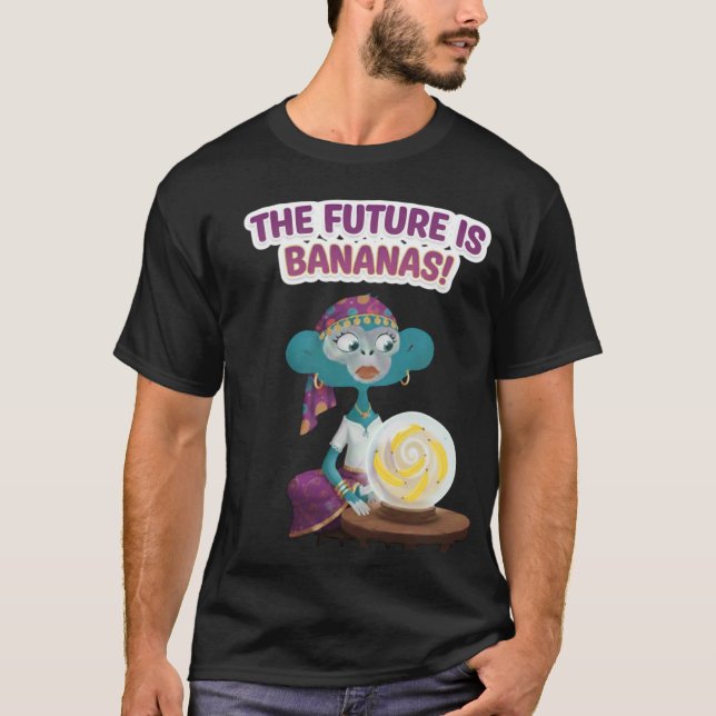 T-shirt Singe diseur de bonne aventure (Devant)