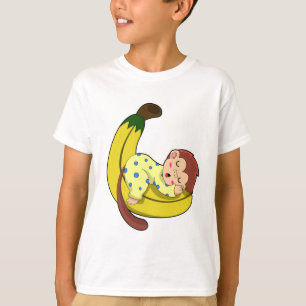 T-shirt Singe dormant dans le pyjama