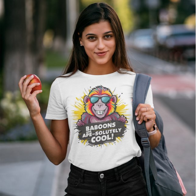 T-shirt Singe Drôle : Les babouins Sont Des Singes Totalem (Créateur téléchargé)
