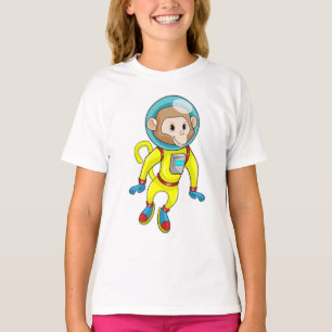 T-shirt Singe en astronaute