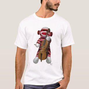 T-shirt Singe et cello