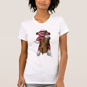 T-shirt Singe et cello
