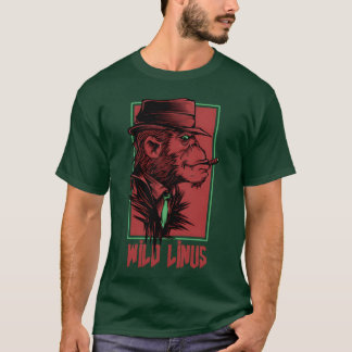 T-shirt Singe fumeur par Wild Linus amis Allemagne