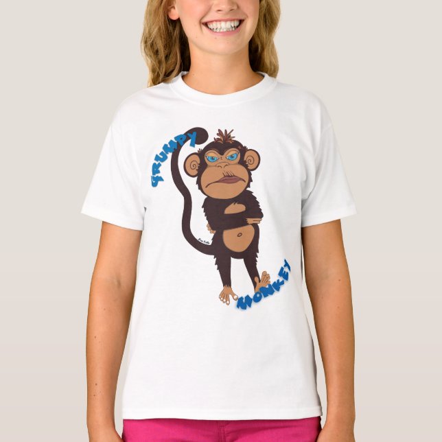 T-shirt Singe grincheux (Devant)