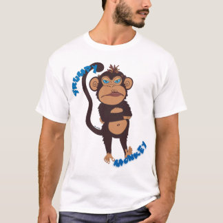 T-shirt Singe grincheux