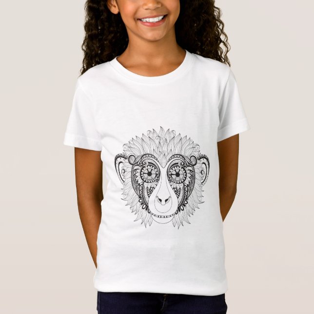 T-Shirt Singe inspiré (Devant)