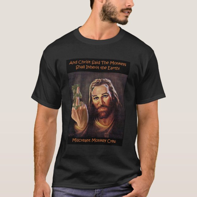 T-shirt Singe le Christ (Devant)
