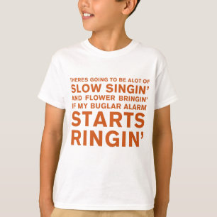 T-shirt Singe lente'
