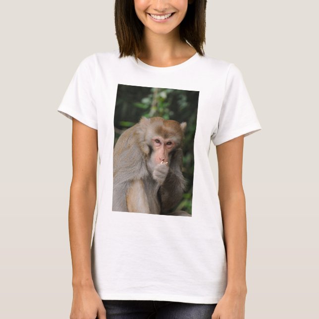 T-shirt Singe Macaque (Devant)
