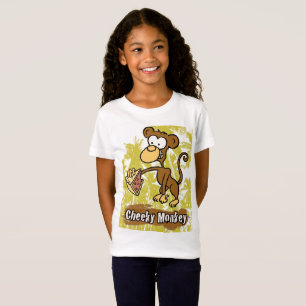 T-Shirt Singe Malicieux dans la Jungle