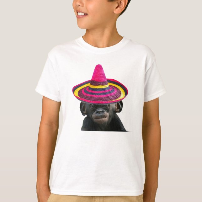 T-shirt Singe mexicain (Devant)