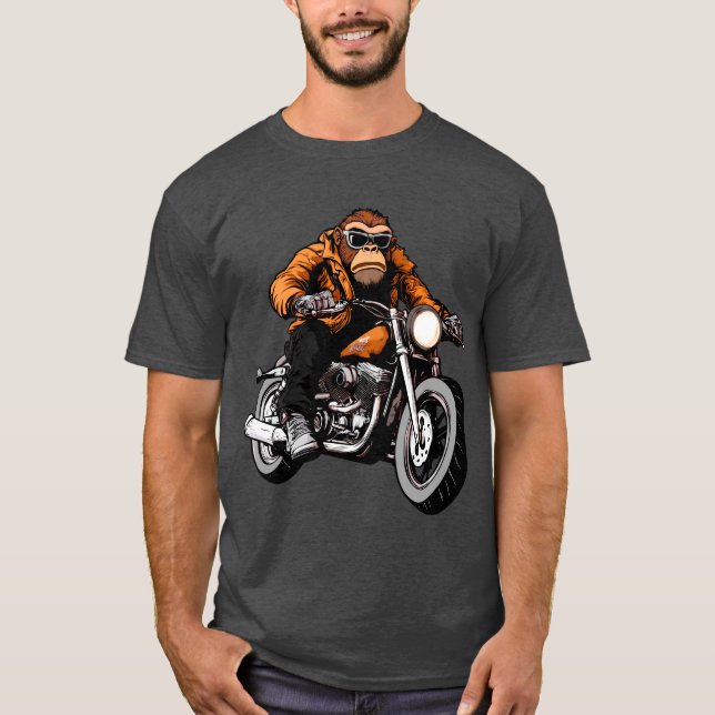 T-shirt singe moto (Devant)