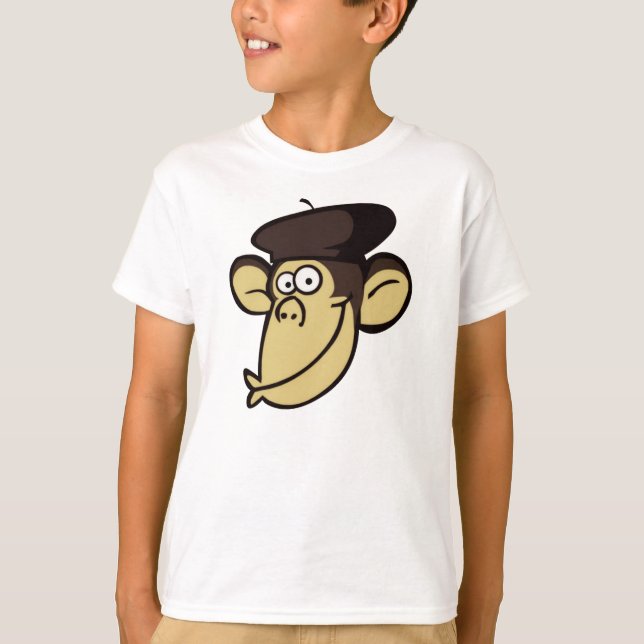 T-shirt Singe parisien (Devant)