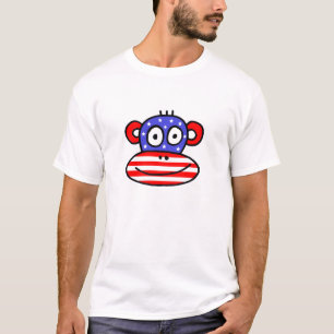 T-shirt Singe patriotique des Etats-Unis
