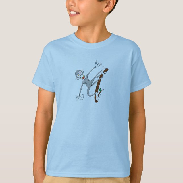T-shirt Singe pendu autour (Devant)