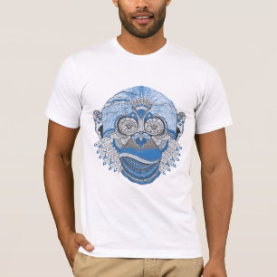 T-shirt Singe psychédélique frais