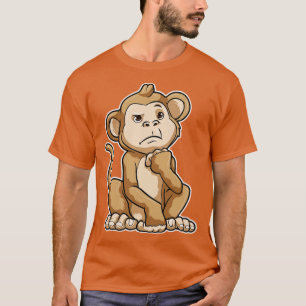 T-shirt Singe réfléchi