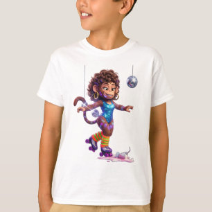 T-shirt Singe rétro disco années 80