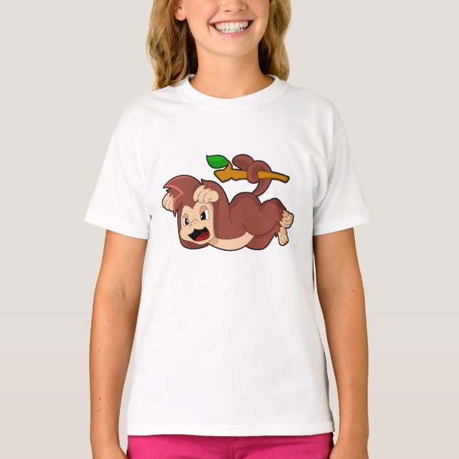 T-shirt Singe rugissant (Devant)