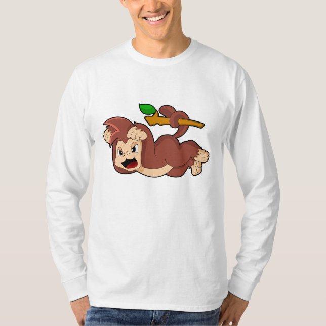 T-shirt Singe rugissant (Devant)
