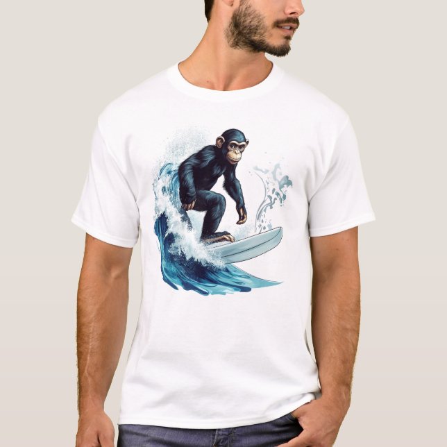 T-shirt singe surf (Devant)