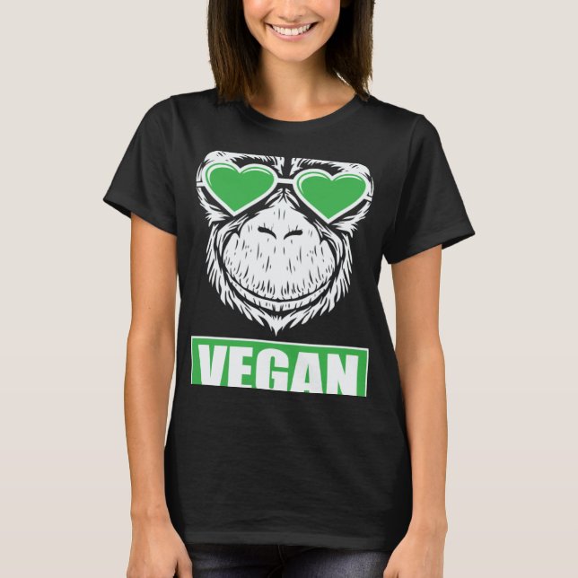 T-shirt Singe végane (Devant)