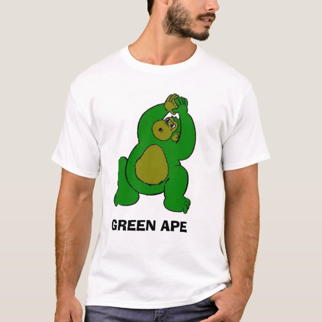 T-shirt Singe verte (Devant)