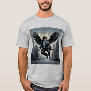 T-shirt Singe volant