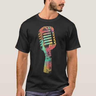 T-shirt Singer Vocalist Gifts Men Women Colorful Studio Mi