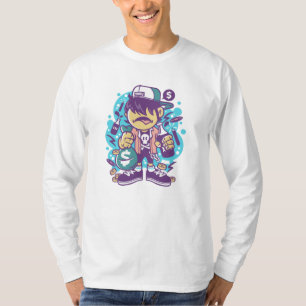 T-shirt Singes à chevaucher