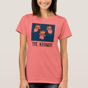 T-shirt Singes de couronne de Tre