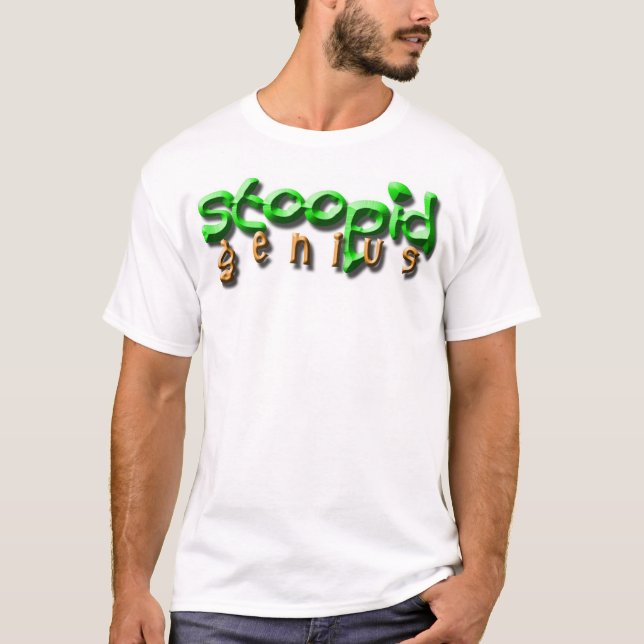 T-shirt Singes de mer de génie de Stoopid (Devant)