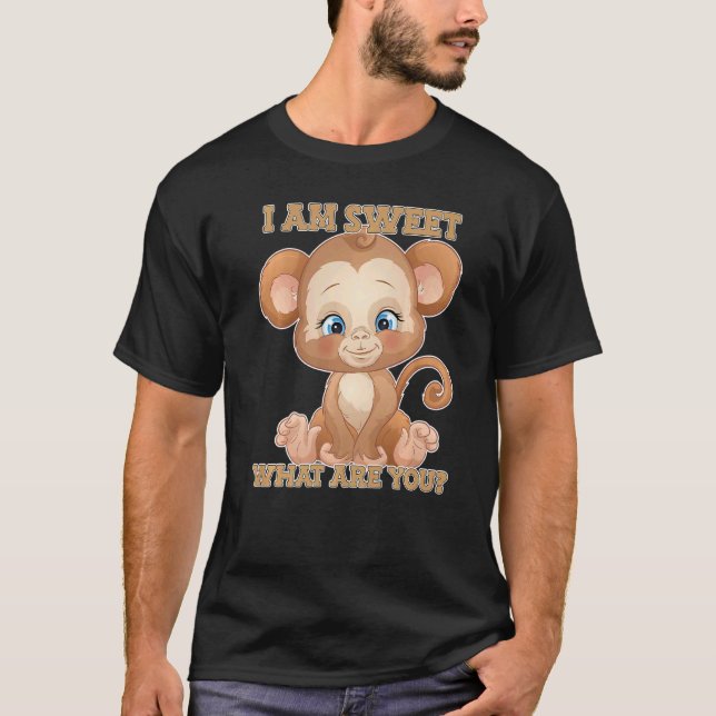 T-shirt Singes singes de Baby-Sweet Primates Simiiformes (Devant)
