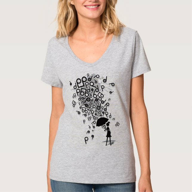 T-shirt Singin sous la pluie (Devant)