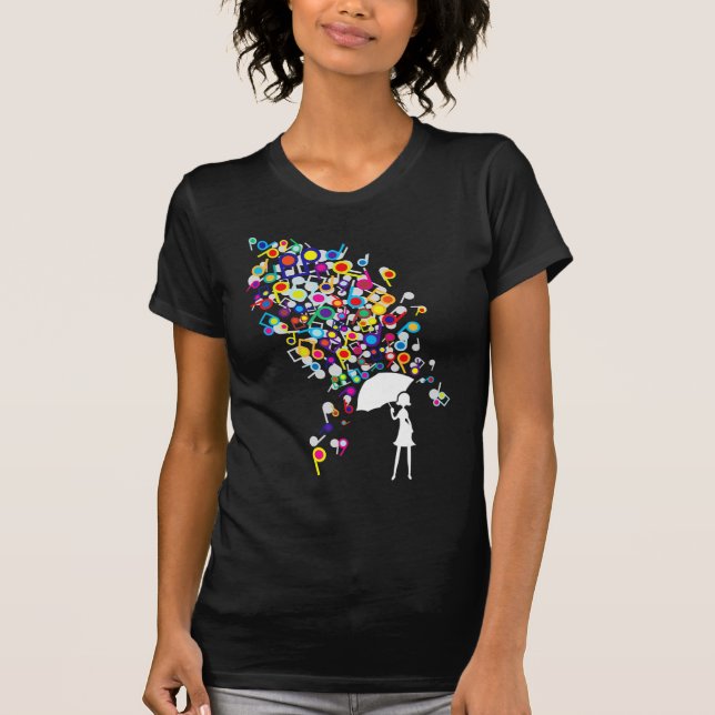 T-shirt Singin sous la pluie (Devant)