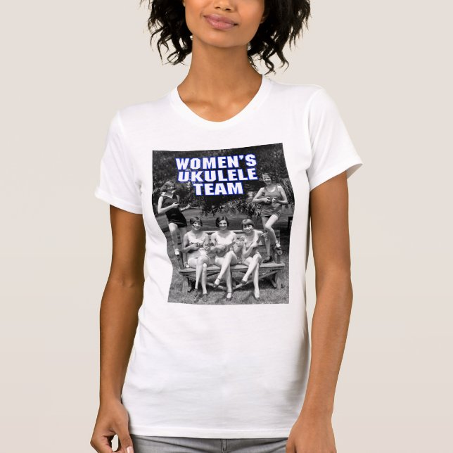 T-shirt Singulet de Micro-Fibre de dames d'équipe d'Uke de (Devant)