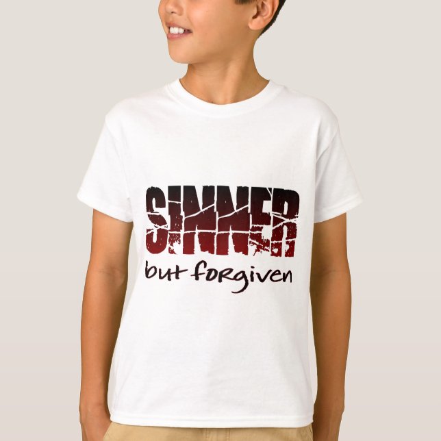 T-shirt Sinner mais indulgent (Devant)